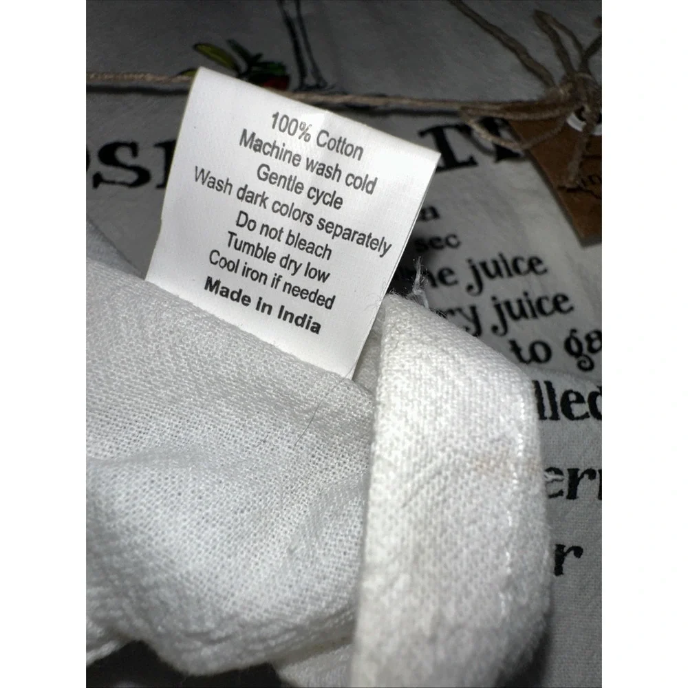 MUD PIE Drink Recipe COSMOPOLITAN Cotton Tea Towel‎ NEW